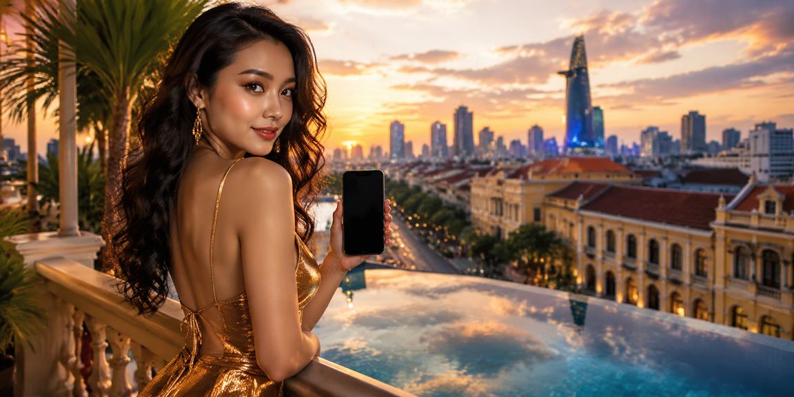 Người dùng tại TP.HCM tra cứu kết quả xổ số trên điện thoại trong khi nghỉ ngơi buổi chiều
